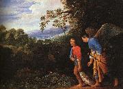 Adam Elsheimer Copy after the lost large Tobias and the Angel oil painting artist